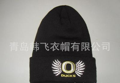 山东帽子工厂 冬季保暖加厚刺绣滑雪帽子的专业订做加工之选